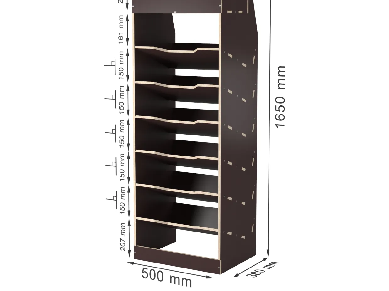 VRL-1-500K mått