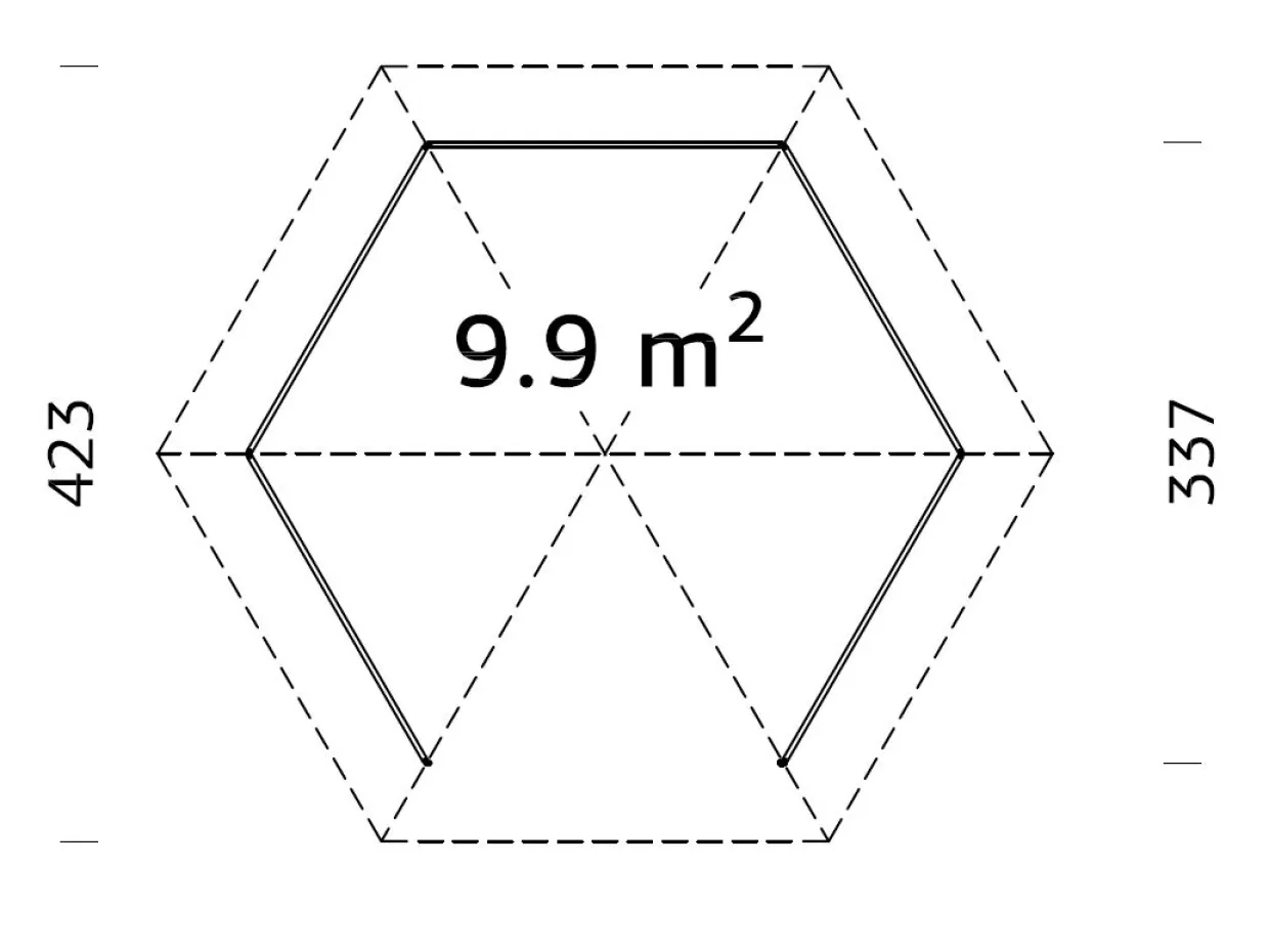 betty 9,9 mått utan golv 