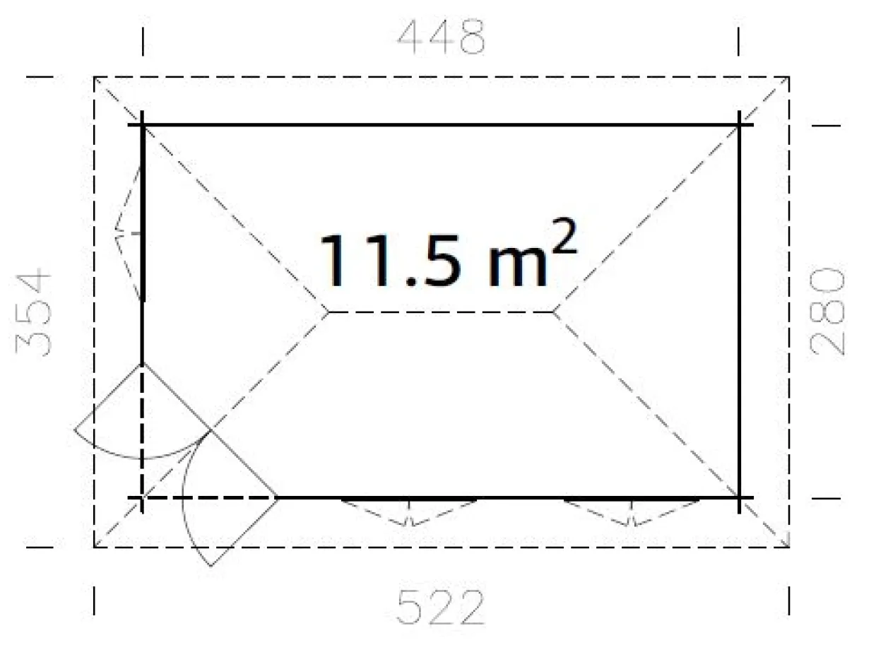 Melanie 11,5 mått 