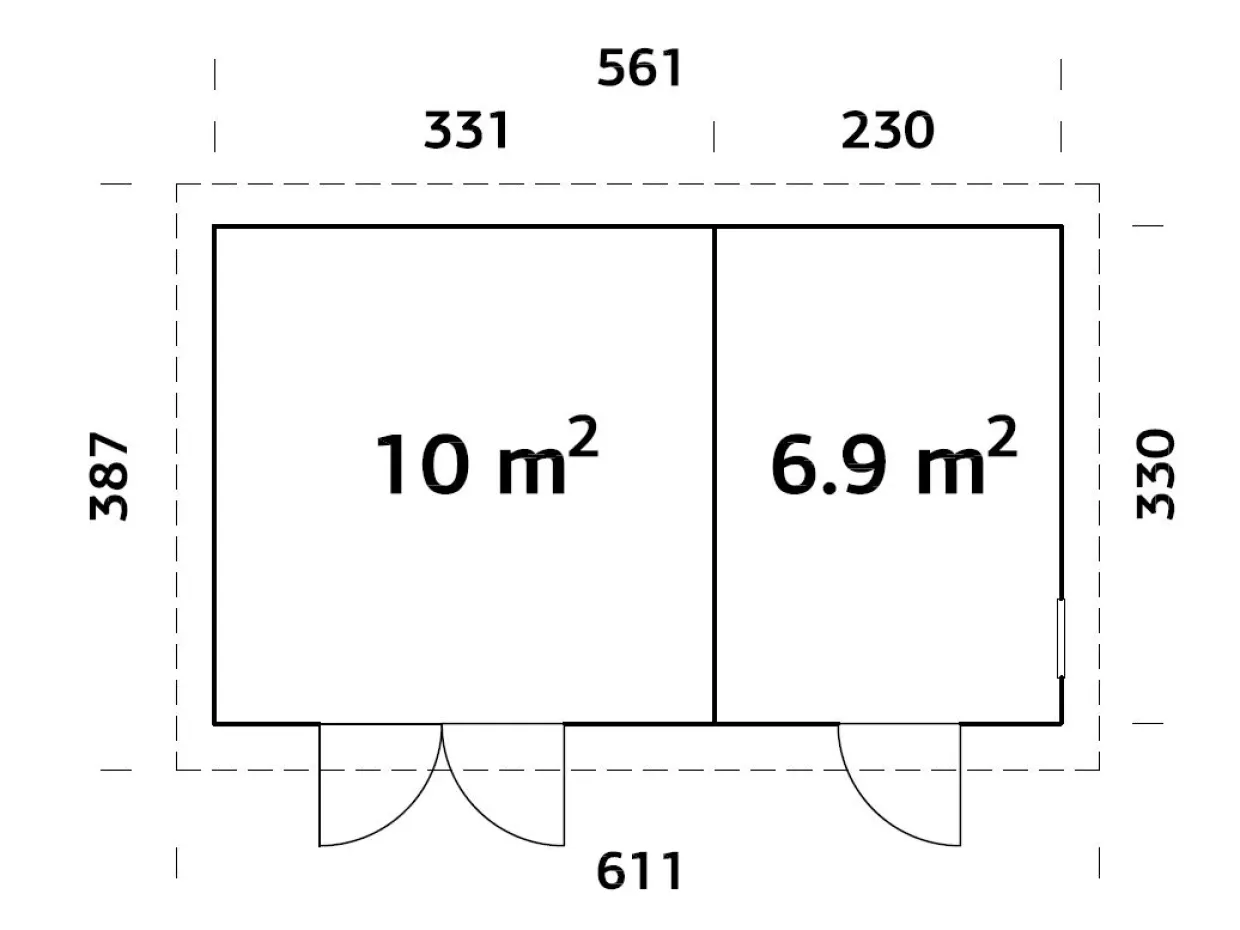 kalle 16,9m2