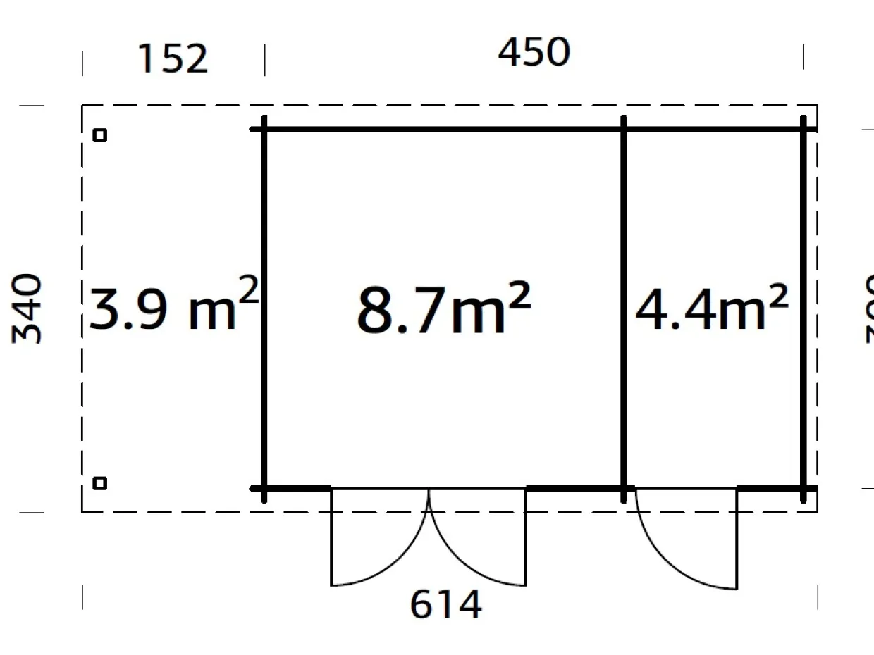 Ella 13,1 + 3,9 mått 