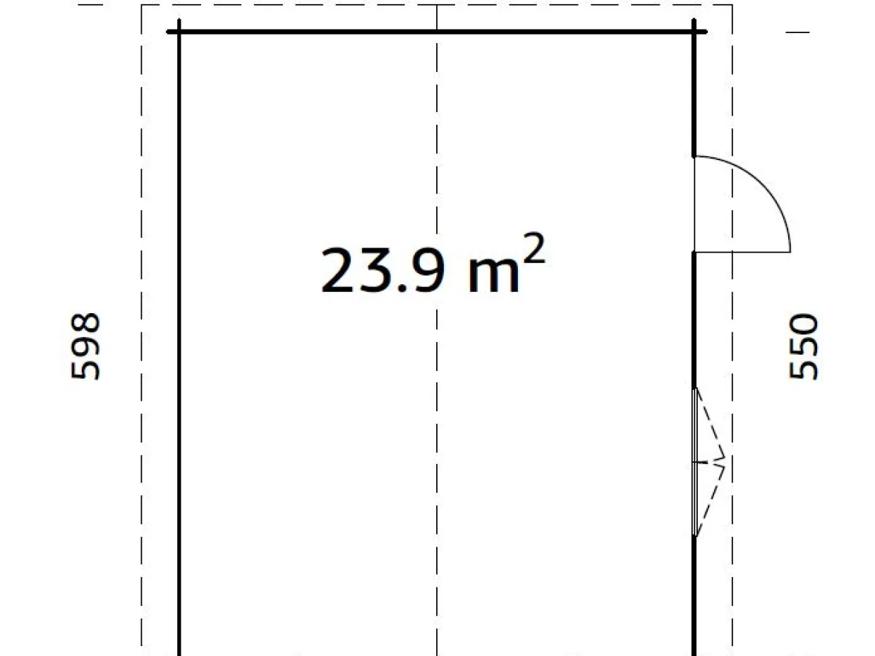 Roger 23,9 m2 mått 