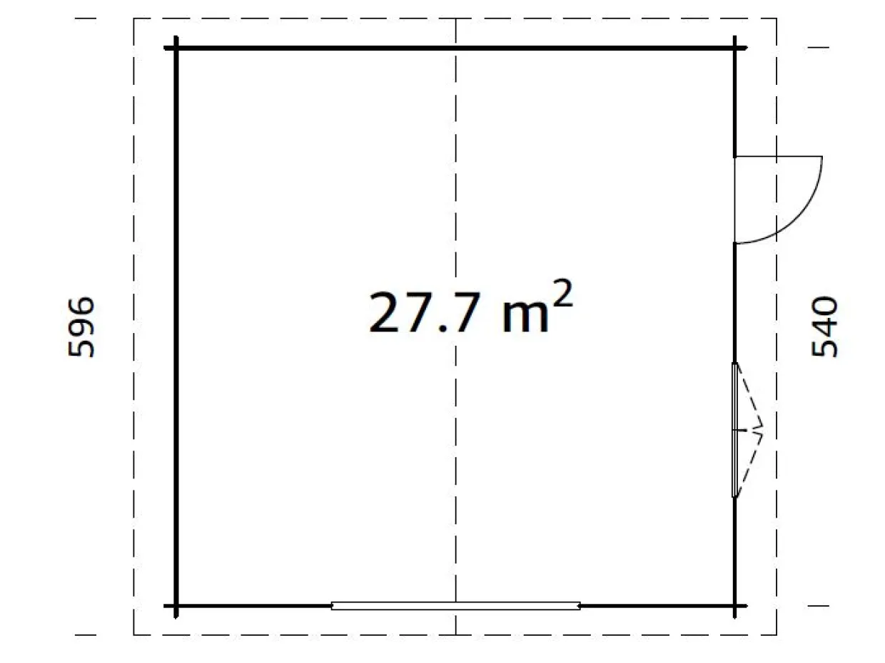Roger 27,9 m2 mått 